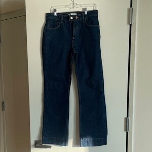 Zara Dark Blue Women's Flare Jeans